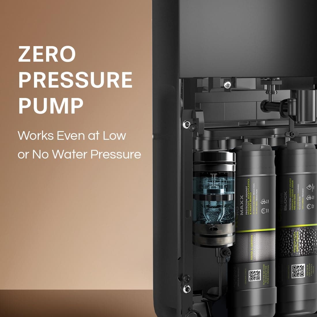 Aquaguard Marvel NXT 10-Stage Active Copper Tech Water Purifier | Up to 60% Water Savings | RO+UV+UF+Active Copper Tech | Taste Adjuster | Suitable for Tanker, Borewell & Municipal Water thumbnail 6