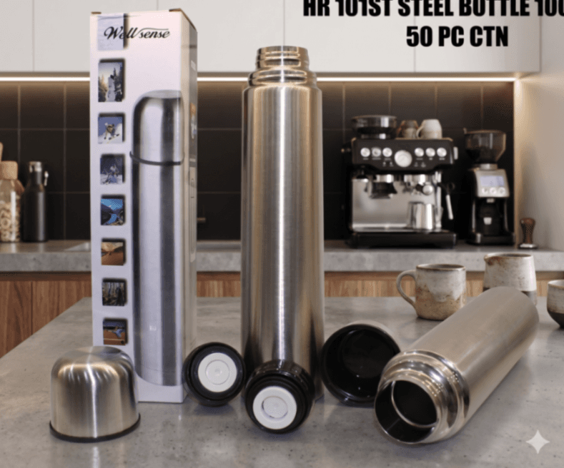 BW10151 Steel Hot n Cold Water Bottle (1000ML)