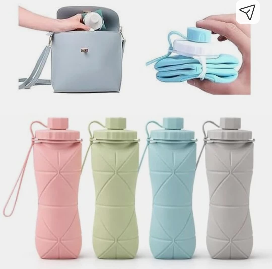 Silicone foldable bottle - 600ml